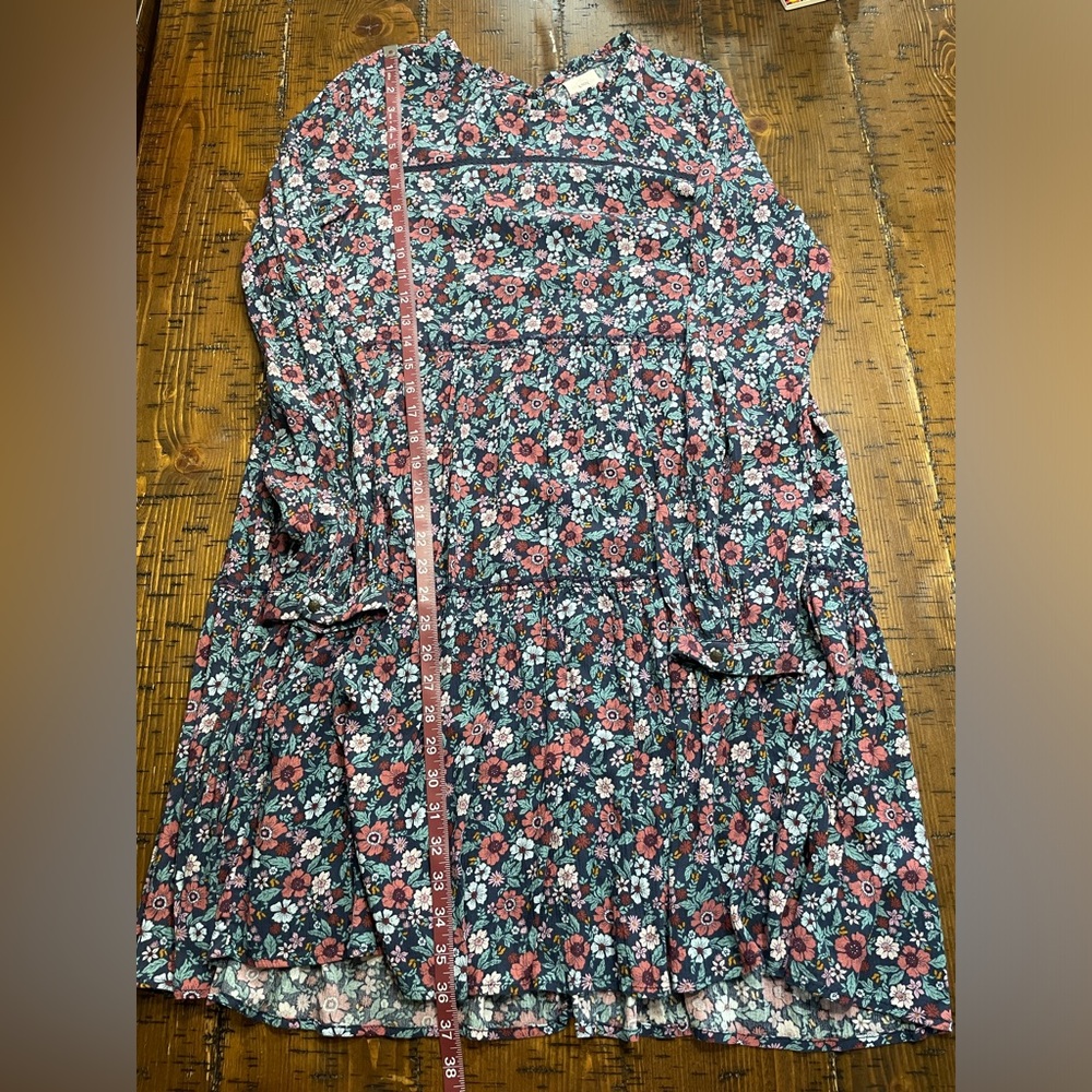 Knox Rose Kids Dress - Red and Blue Floral